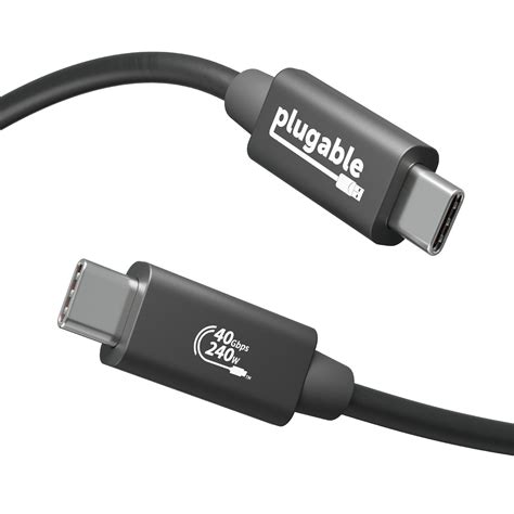 Plugable Usb4 240w Epr Cable 33ft1m Plugable Technologies