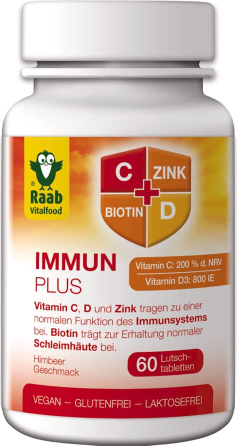 Immun Plus 60 comprimés à sucer Raab Vitalfood Boutique en ligne