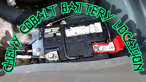 Chevy Cobalt Battery Location YouTube