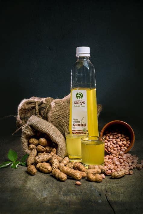 Satvyk S Organic Wood Pressed Groundnut Oil Ml Etsy