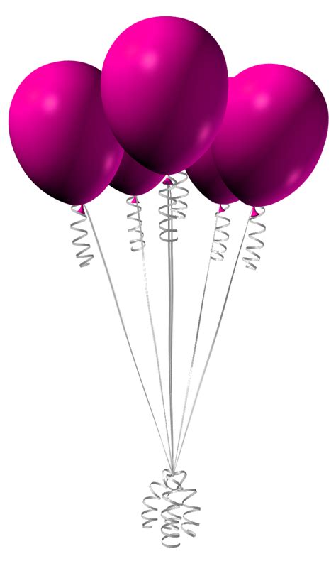 Pink Balloons Png