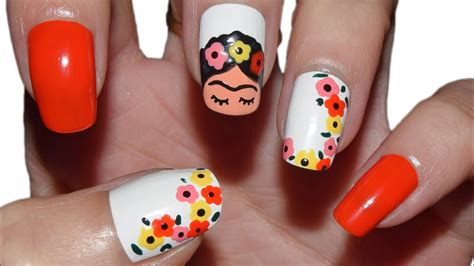 Manicura Frida Kahlo Cristinails Youtube