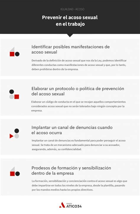 ¿cómo Prevenir El Acoso Sexual En El Trabajo Grupo Atico34