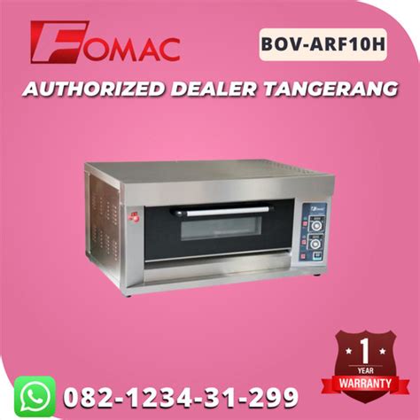 Jual Gas Oven Fomac Bov Arf H Deck Tray Oven Bakery Roti Kue