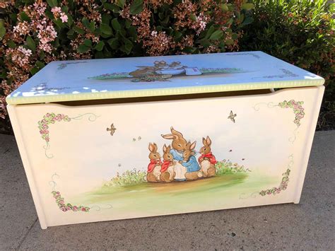 Pin On Hand Painted Toy Boxes