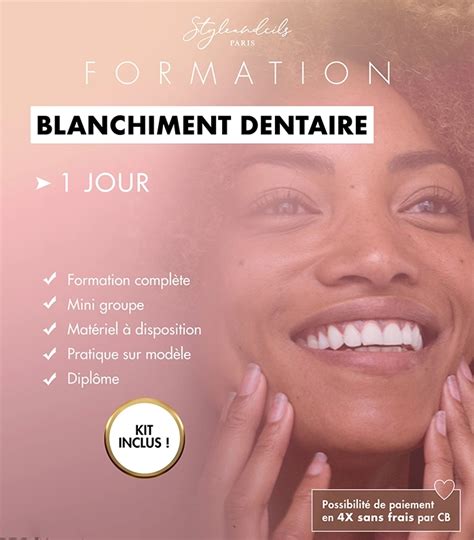 Formation Blanchiment Dentaire Style And Cils