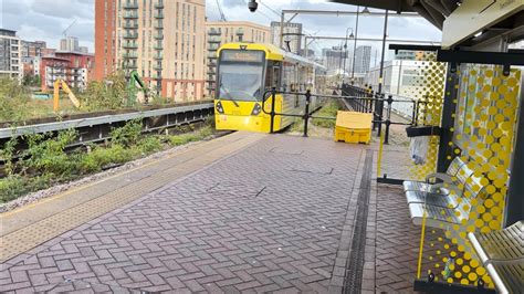 19½ minutes of Manchester MetroLink Tram action at Cornbrook YouTube