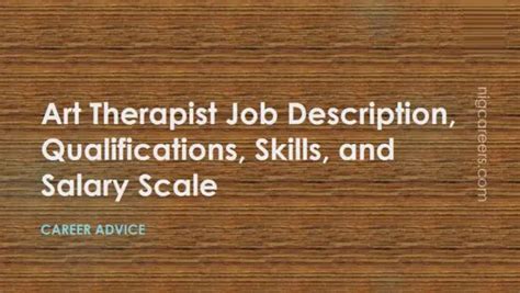 Art Therapist Job Description Skills And Salary