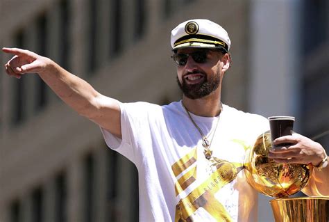 Klay Has Sloppy Parade Drops Title Ring Accidently Tackles Fan