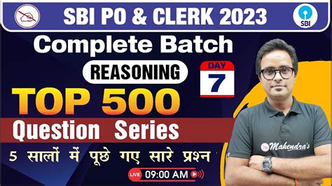 Top Questions For Sbi Po Clerk Reasoning Preparation For