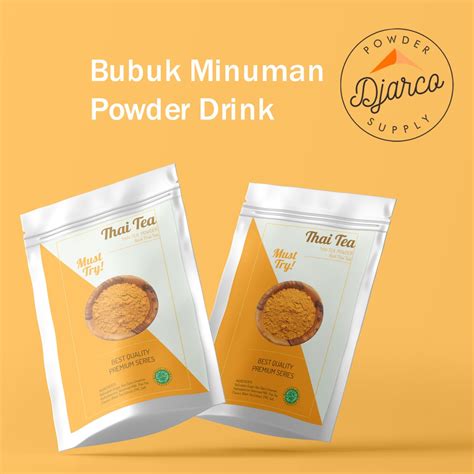 Jual 1000 GRAM 1 KG PREMIUM THAI TEA POWDER DRINK SERBUK BUBUK