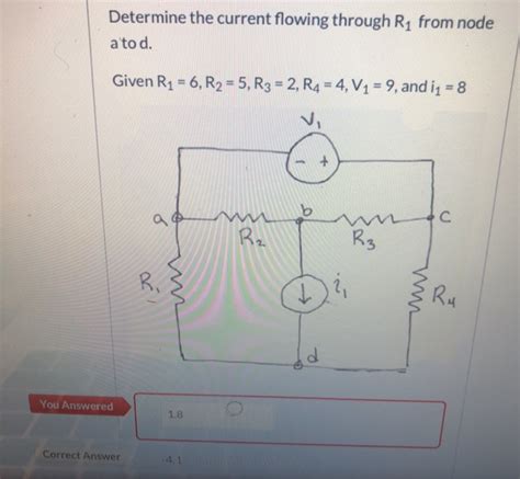 Solved Determine The Current Flowing Through Ry From Node A Chegg