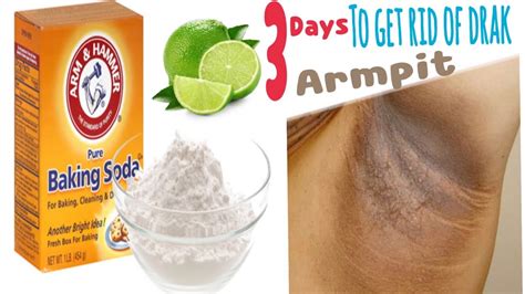 How To Whiten Dark Armpit At Home With Baking Soda And Lemon Lighten