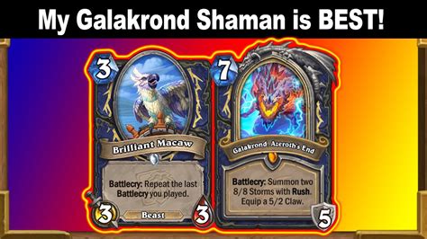 My New Galakrond Shaman Is Best You Will Love To Play It Fractured In