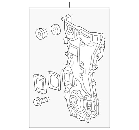 2010 2011 Toyota Camry Timing Cover 11310 0v010 American Toyota Parts