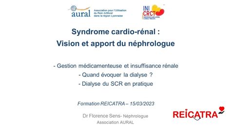 42 Syndrome cardio rénal Vision et apport du néphrologue Florence