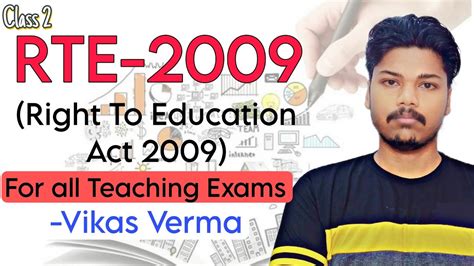 Rte 2009 Right To Education Act 2009 शिक्षा का अधिकार अधिनियम 2009