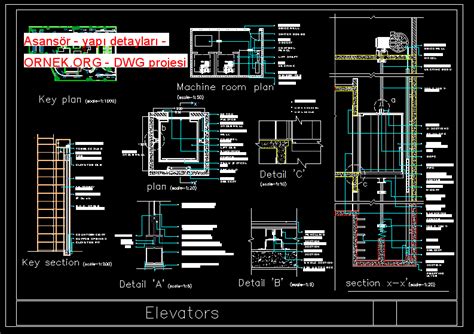 Asans R Yap Detaylar Dwg Projesi Autocad Projeler