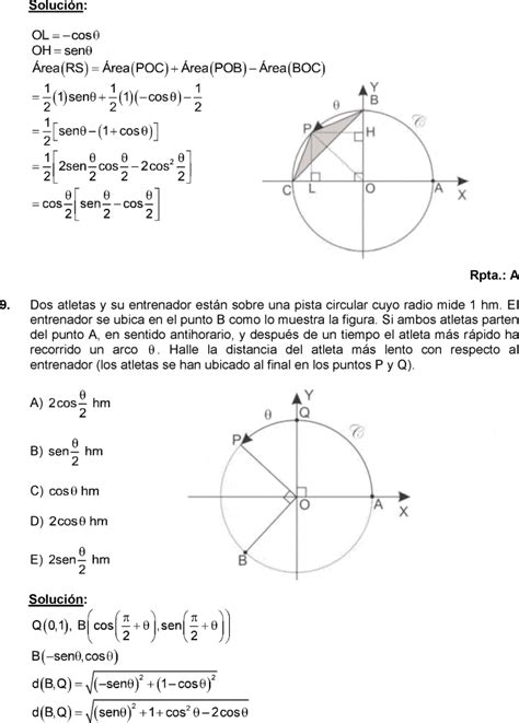 Trigonometr A Segundo Examen Pre San Marcos Problemas Resueltos Pdf