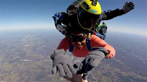 Tandem Skydiving Kristen From Dacula Ga At Skydive Georgia Youtube