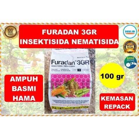 Jual Insektisida Sistemik Furadan Gr Gr Kemasan Repack Nematisida