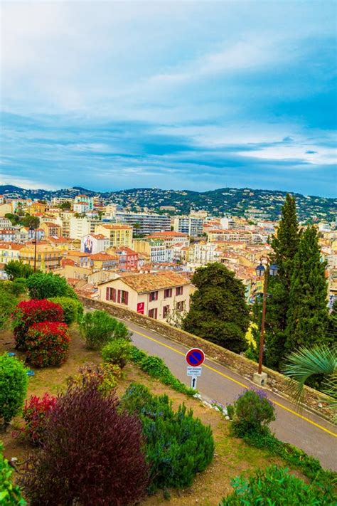 Scenic View Of Cannes City French Riviera Stock Image Image Of