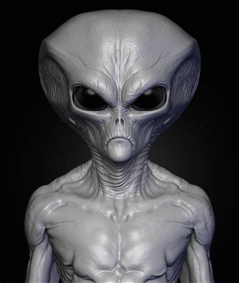 Realistic Alien 7 Sculpt 3D model | CGTrader