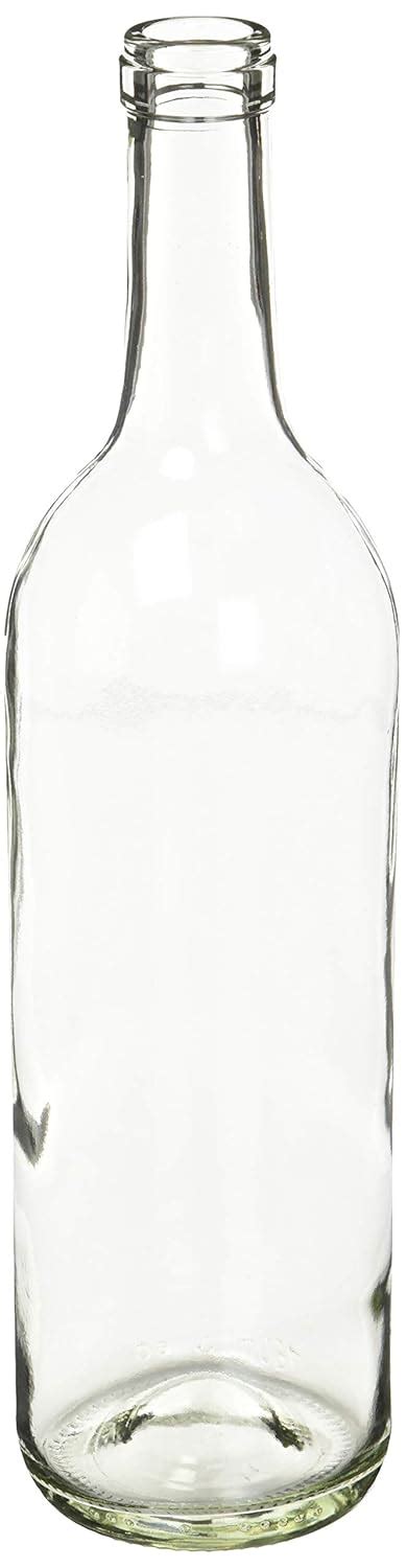 750 Ml Clear Glass Claret Bordeaux Bottles 12 Per Case Home And Kitchen