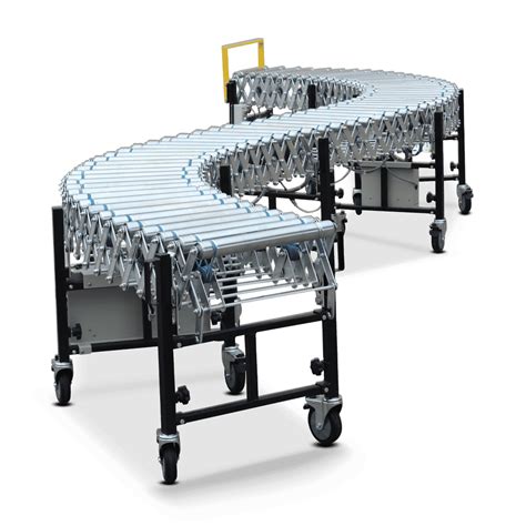 sitecraft powered expanding roller conveyor flexible mobile sitecraft