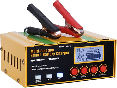 Buy 12 Amp Smart Battery Chargerlithiumlead Acidagmgelsla Pulse