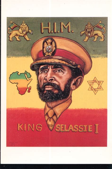 H I M Haile Selassie I By Rasmarley Via Flickr Rastafari Art Haile