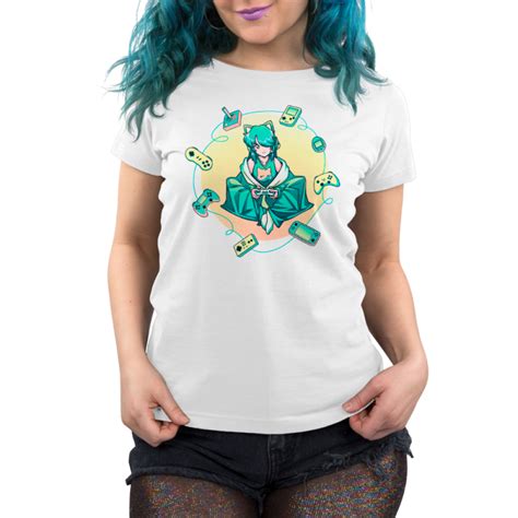 Cozy Gamer Girl Funny Cute And Nerdy T Shirts Teeturtle