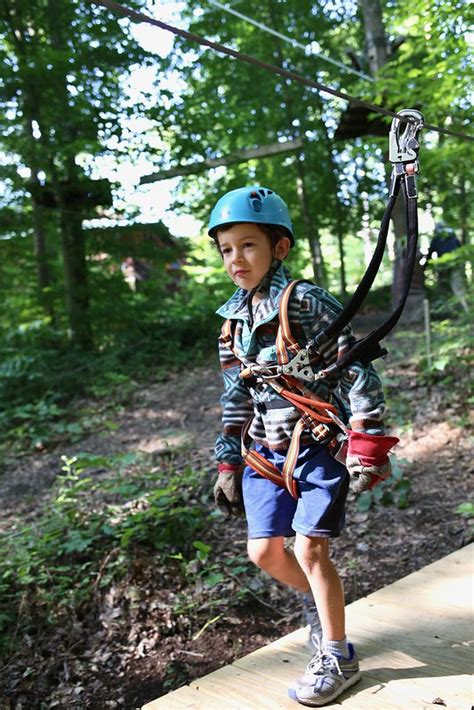 zipline obstacle course. – gentino family