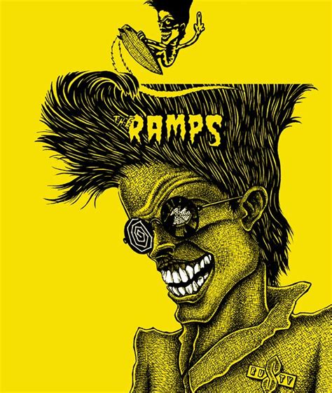 Artwork Inspired By The Cramps Album Cover Artwork For Rusty Surfboards Illustration By Bird