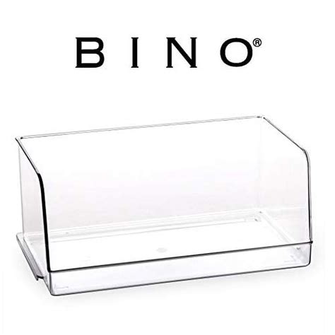 Bino Clear Stackable Storage Bins Kitchen Pantry Organization And