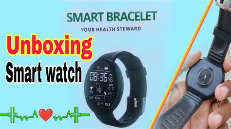 Unboxing Smart Watch Smart Watch Mobile Connect Assemble Smart