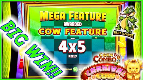 Moooo Big Win Bonus 1st Time Playing Coin Combo Carnival Cow Slot 100x Epic Bonus Youtube