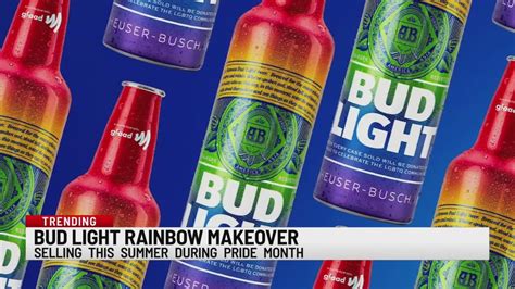 Bud Light selling rainbow bottles for Pride Month