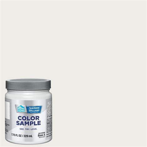 Hgtv Home By Sherwin Williams Pure White Interior Eggshell Paint Sample Actual Net Contents 31