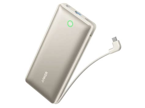 First Look At Anker S Nano Power Bank K With Built In Usb C Cable