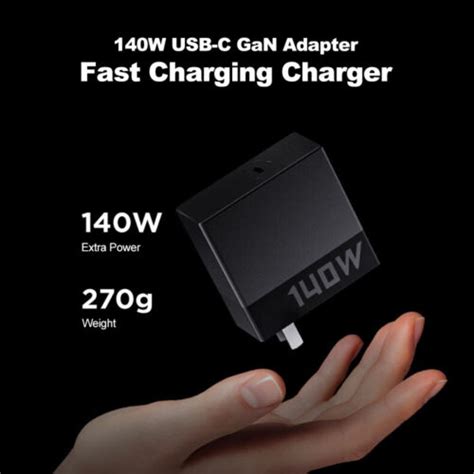 Original Lenovo 140W USB C GaN Adapter C140 PD3 0 3 1 Fast Charging