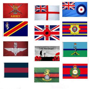 British Military Flags X Army Parachute Regiment Raf Armed Forces