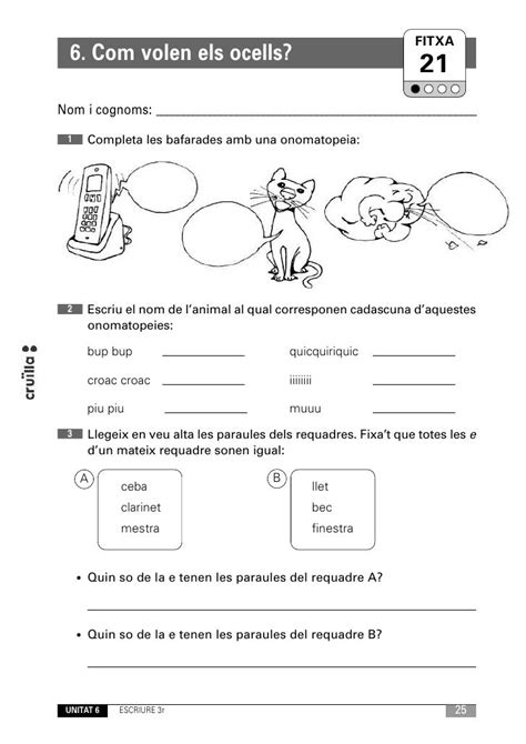 Cuaderno Ejercicios De Lengua R Ep Catal N Ortografia Catalana