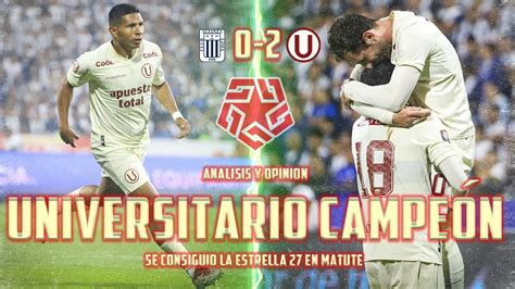 Universitario Campeon De La Liga Alianza Universitario De