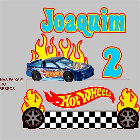 Arquivo De Corte Topo De Bolo Carros Hot Wheels Elo
