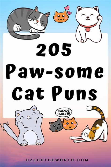 205 Best Cat Puns And Jokes That Are Simply Paw Some Cat Puns Jokes