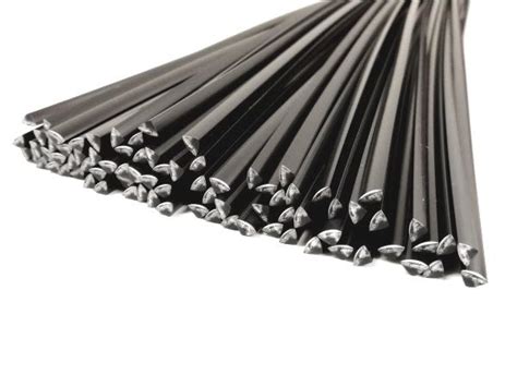 Plastic Welding Rods PE LD 6mm Triangular Black 1kg Rods LDPE Az Reptec