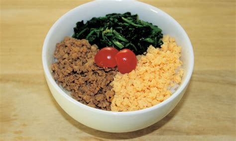 鶏そぼろの三色丼｜レシピ一覧｜自然派レシピ コープ自然派のレシピサイト