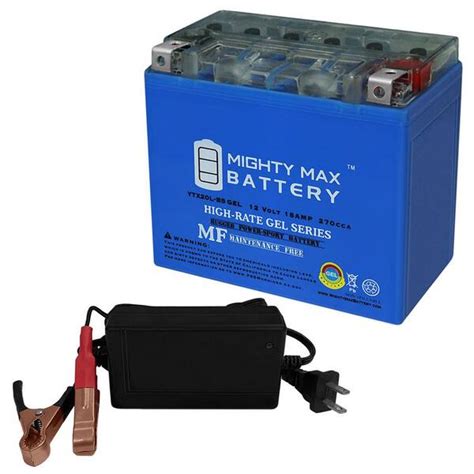 MIGHTY MAX BATTERY 12 Volt 18 AH Power Sport Battery Includes 12 Volt 4