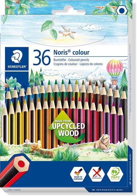 Staedtler Lápis de Cor Noris Staedtler 36 Cores Sortidas 185 CD36